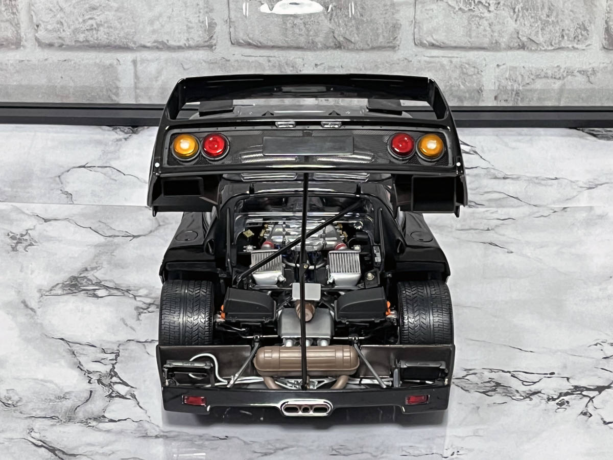  【KYOSHO】1/12 DIE-CAST CAR SERIES Ferrari F40 (BLACK) 京商 ダイキャストカー シリーズ フェラーリ F40 (ブラック) 限定500台の画像7