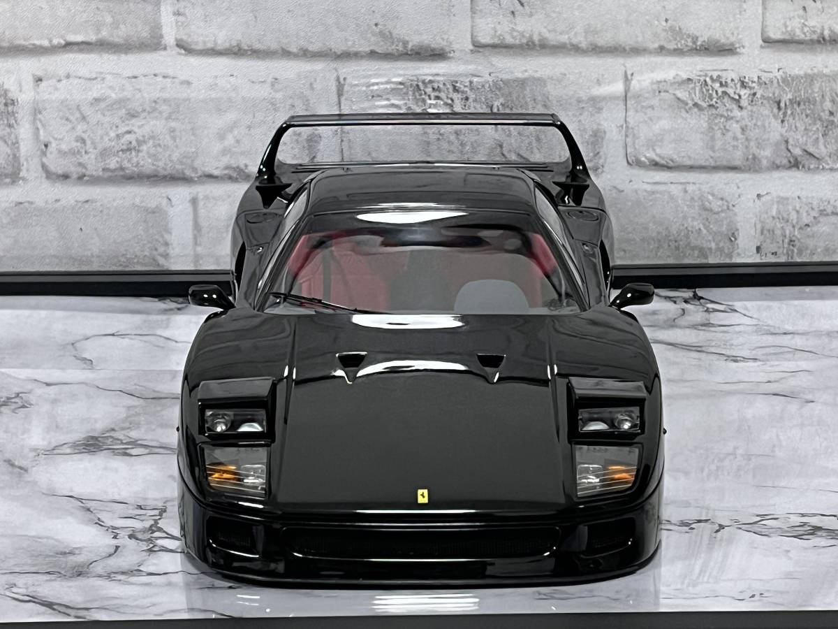 【KYOSHO】1/12 DIE-CAST CAR SERIES Ferrari F40 (BLACK) 京商 ダイキャストカー シリーズ フェラーリ F40 (ブラック) 限定500台の画像4
