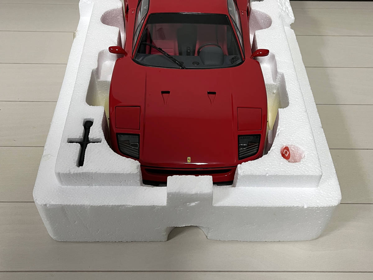 【KYOSHO】1/12 DIE-CAST CAR SERIES Ferrari F40 (RED) 京商 ダイキャストカー シリーズ フェラーリ F40 (レッド) 08602の画像6