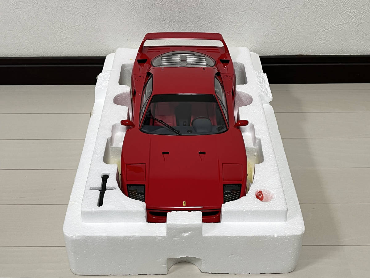 【KYOSHO】1/12 DIE-CAST CAR SERIES Ferrari F40 (RED) 京商 ダイキャストカー シリーズ フェラーリ F40 (レッド) 08602の画像5
