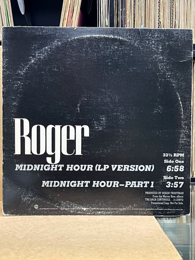 【ZAPP、ROGERのRoger Troutmanプロデュース！！】 Roger - Midnight Hour ,Warner Bros. Records - PRO-A-2170 ,12 ,Promo ,US 1984_画像1