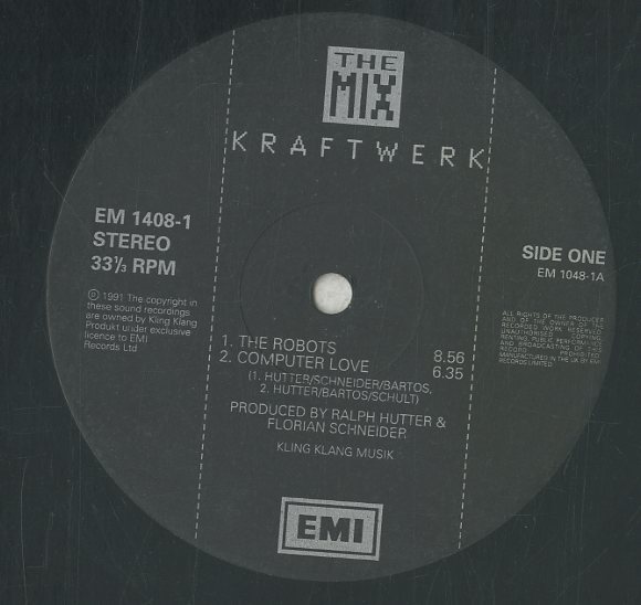 A00539610/12インチ2枚組/クラフトワーク(KRAFTWERK)「The Mix (1991年・EM-1408・シンセポップ・クラウトロック)」_画像3