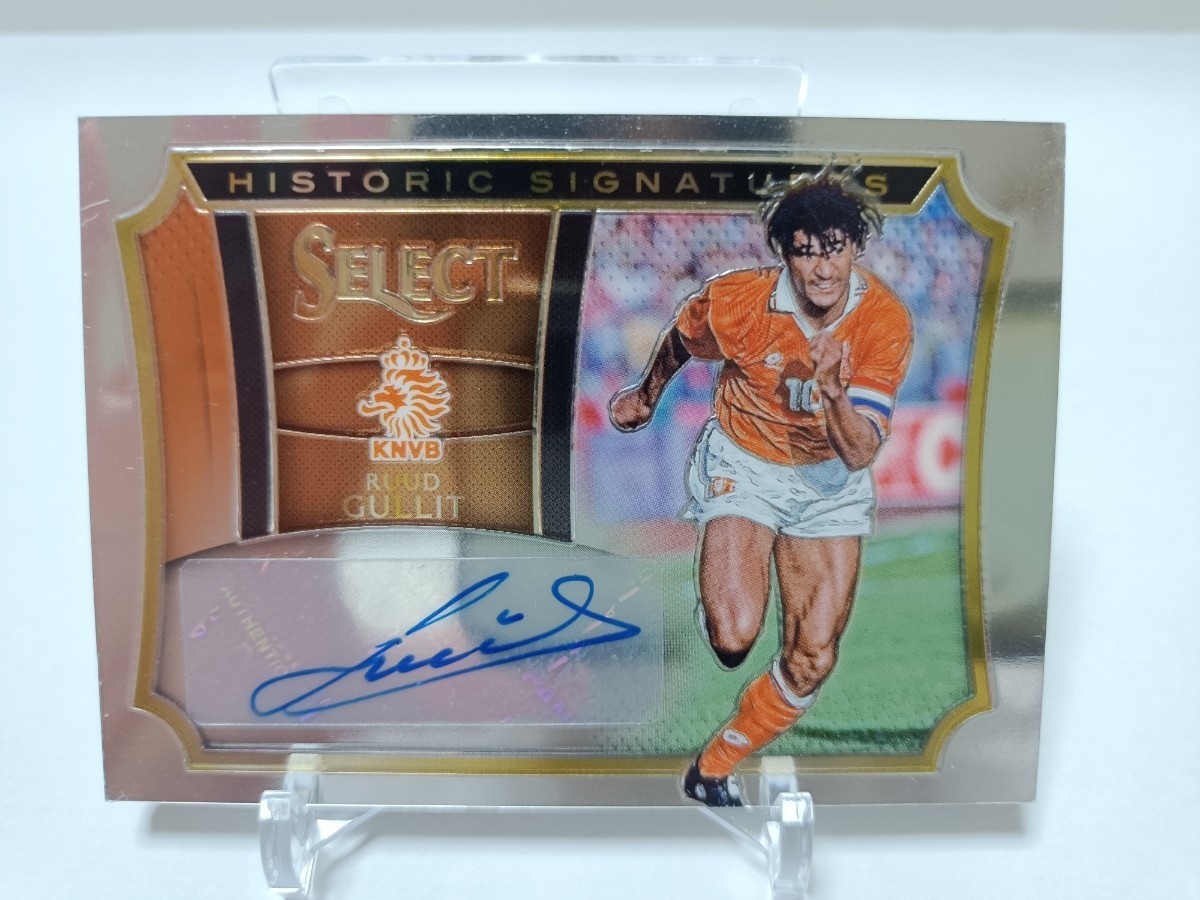 2015-16 Panini Select 【 Ruud Gullit 】ルート・フリット◆直筆サインカード◆ Historic Signatures Auto #/75◆枠内サインの画像1