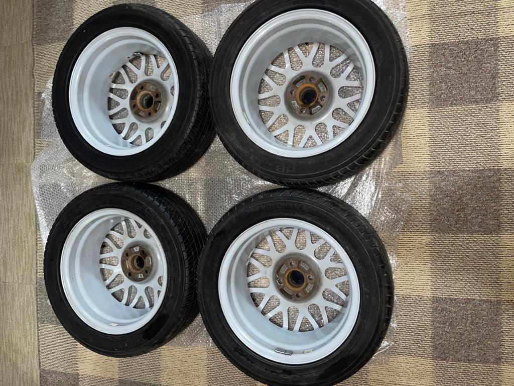 無地・新色登場! BBS GERMANY☆6JX15H2/B575/195/55R15/48V - 通販