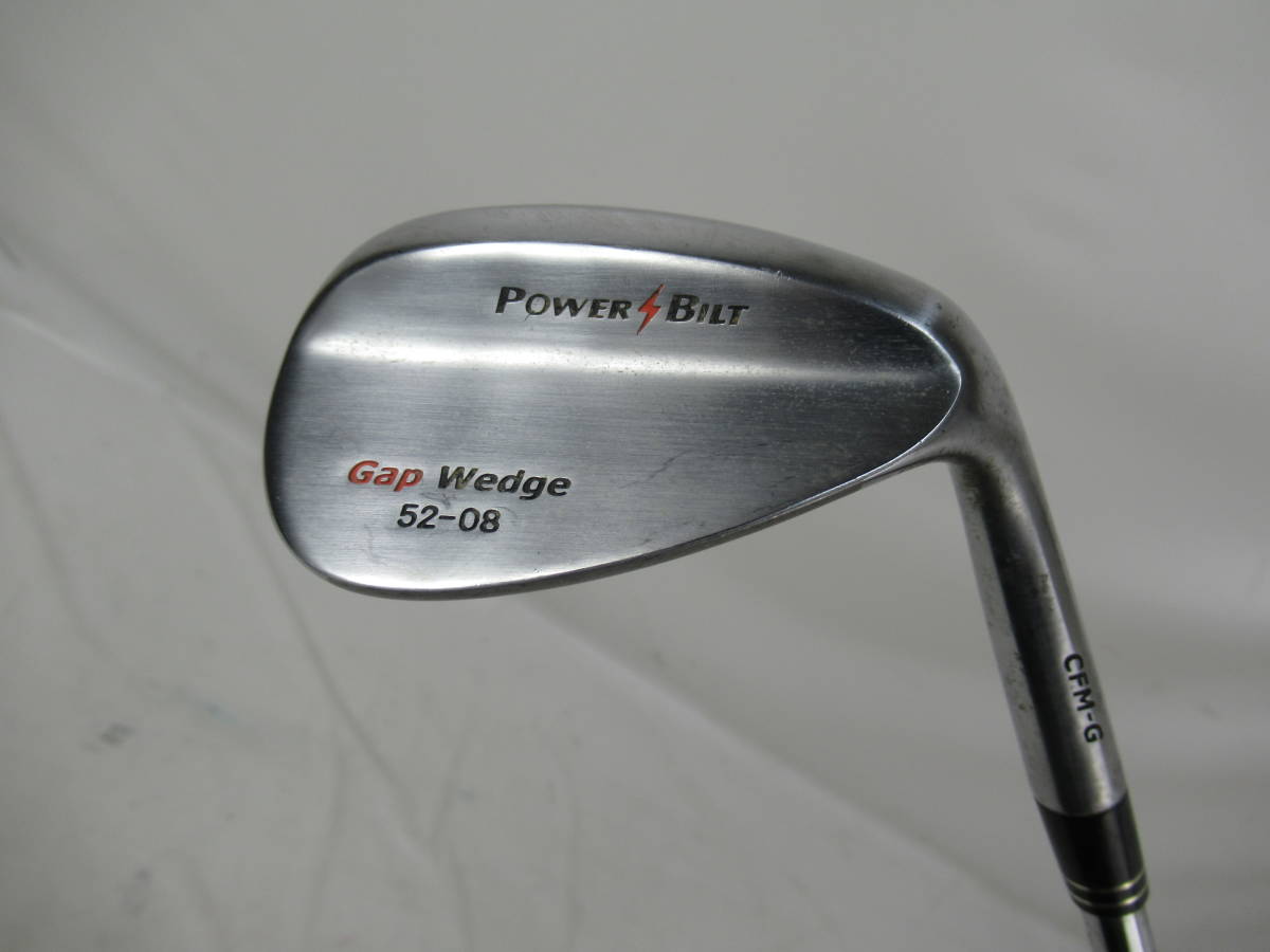 ★POWERBILT パワービルト CFM-G GGP Wedge ウエッジ 純正スチールシャフト D872 ★レア★激安★中古★ ★の画像1