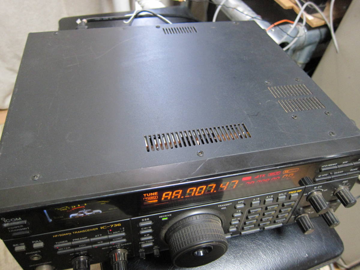 ICOM IC-736 HF/50MHzトランシーバー　100Ｗ_画像4