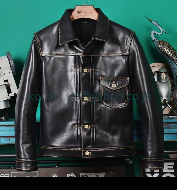 希少新品!ホースハイド 40's カウボーイ 大戦モデルタイプ Gジャン