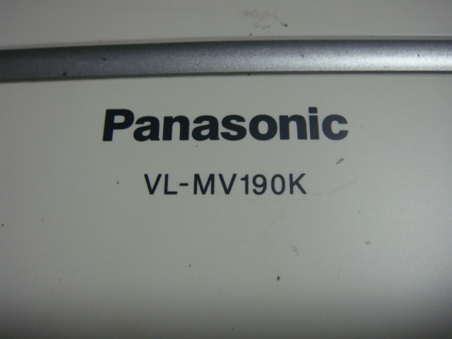VL-MV190K　Panasonic　パナソニック テレビドアホン 親機 　送料無料　スピード発送　即決　不良品返金保証　純正　C0445_画像4