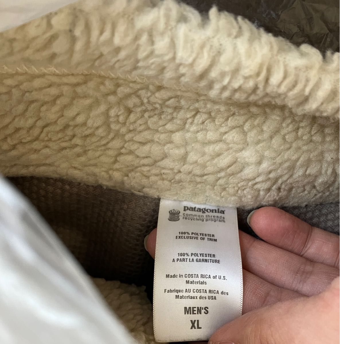 美品 希少カラー patagonia レトロx フリース グリセード シンチラ XL