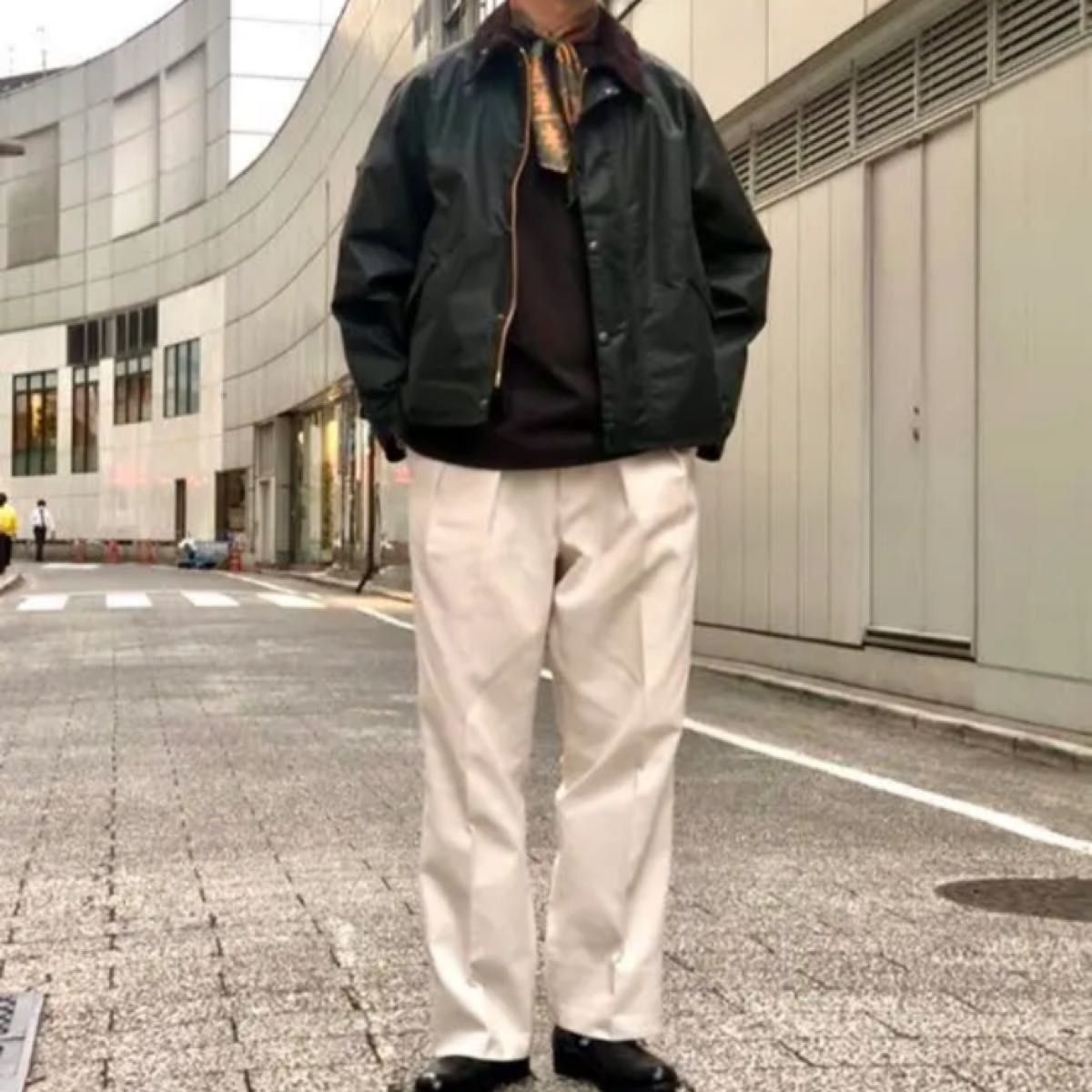 Barbour TRANSPORT WAX JACKET SAGE Yahoo!フリマ（旧）-