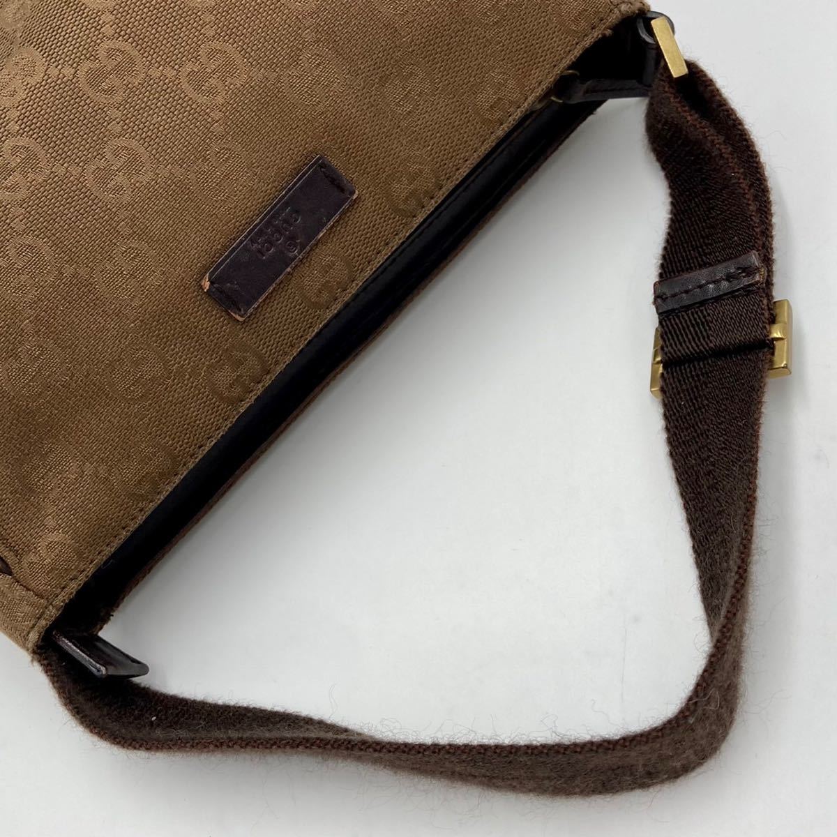 1円『上美品・マチあり』GUCCI グッチ ミニ アクセサリーポーチ