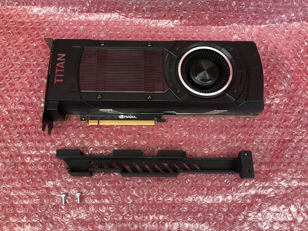 NVIDIA/GeForce GTX TITAN X 12GB/グラフィックボード/デスクトップパソコン/PCパーツ/GPU/SR(L253)_画像1