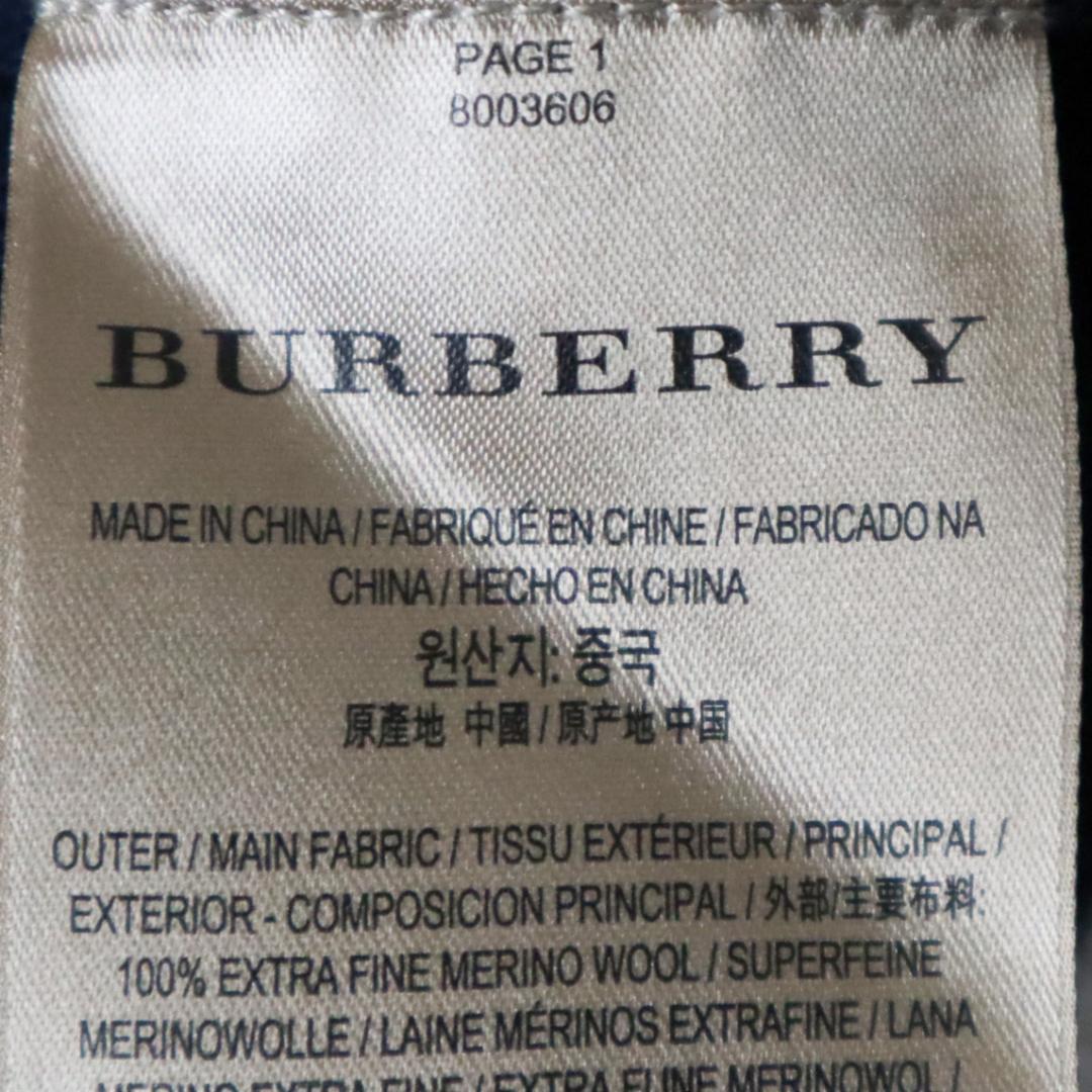 バーバリー BURBERRY 長袖ポロシャツ 刺繍ロゴ ウール イングランド_画像8