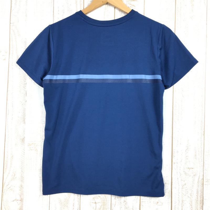 WOMENs M ノースフェイス ショートスリーブ ボックスロゴ ライン ティー S/S Box Logo Line Tee Tシャツ NORTH_画像2