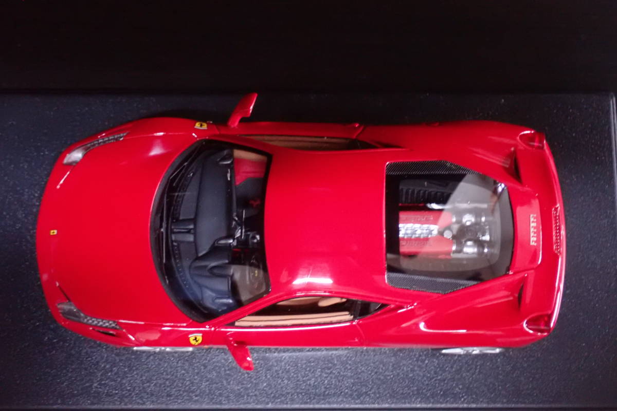 1円スタート Look smart LS458A Ferrari 458 Italia Rosso Corsa 1/43 フェラーリ イタリア ロッソコルサ ミニカー Z03018の画像6