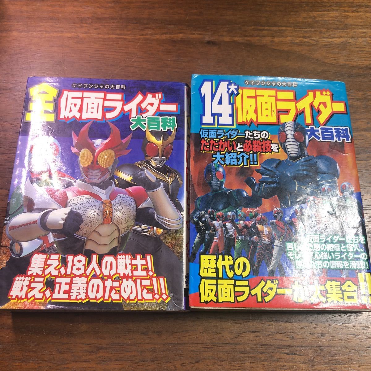 ケイブンシャの大百科　14仮面ライダー　全仮面ライダー大百科　2冊　まとめて　645 679 セット_画像1