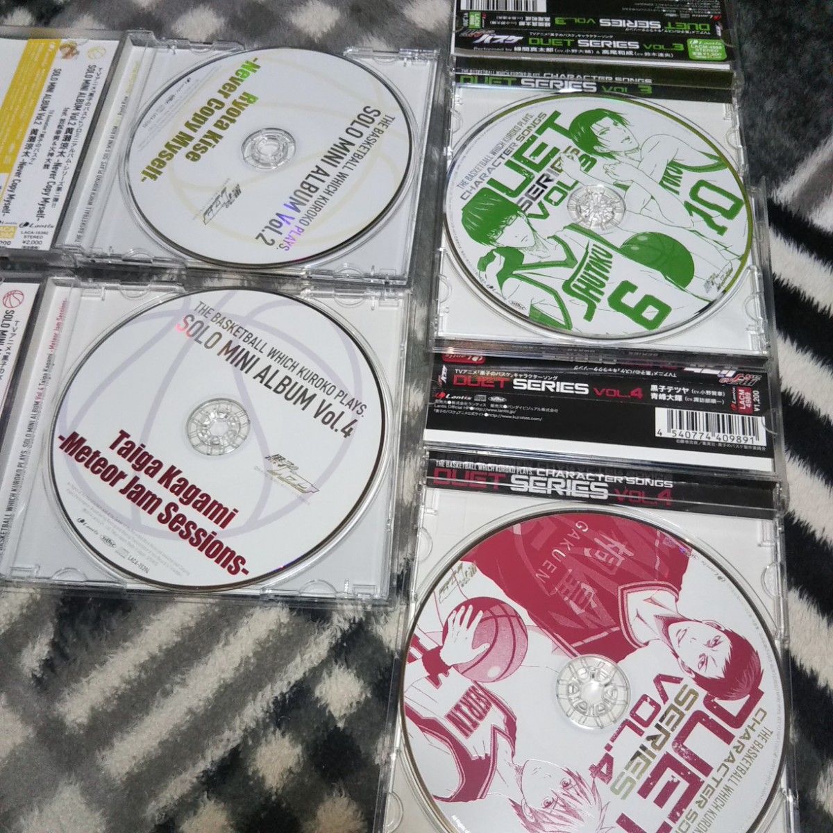 黒子のバスケ SOLO MINI ALBUM DUET SERIES CD 4点セット