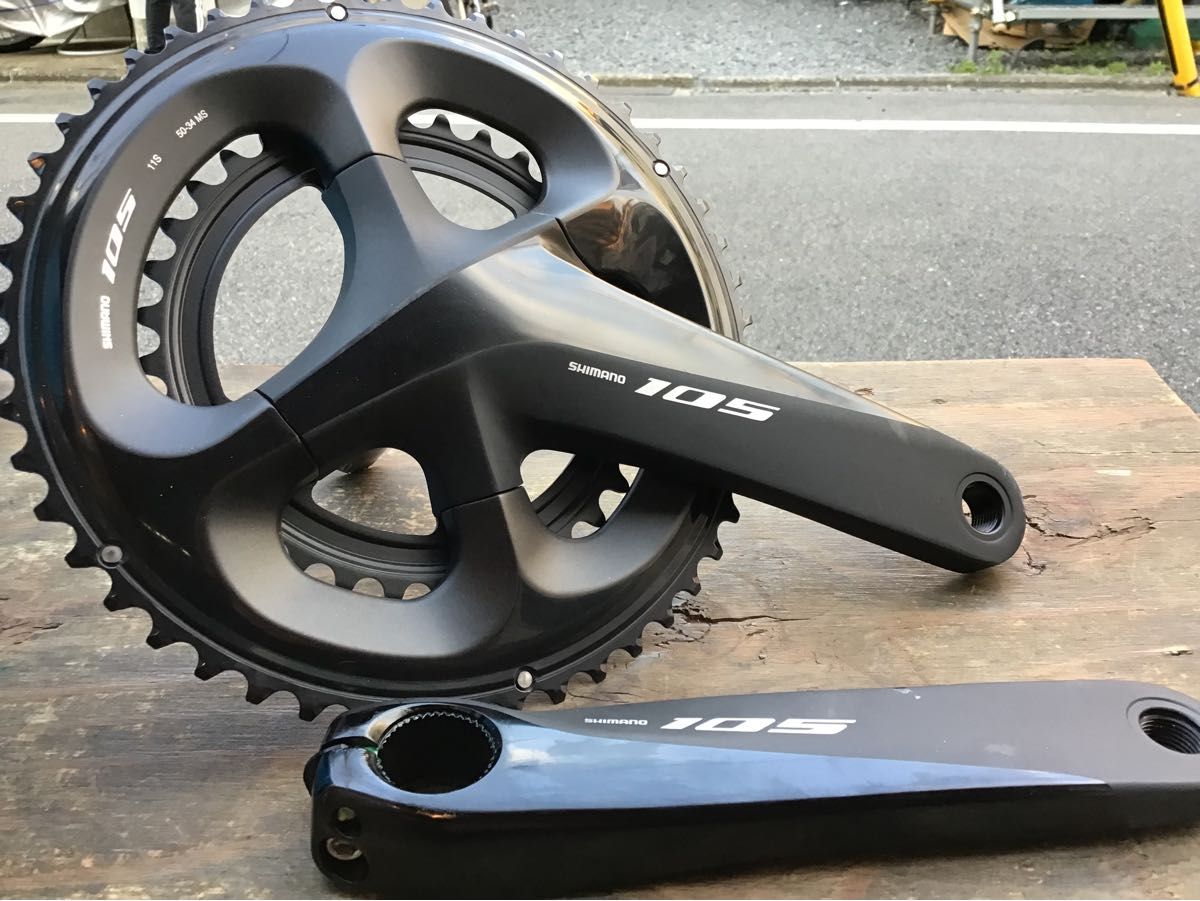 新品未使用 FC-R7000 シマノ 105 170mm 50-34T ブラック SHIMANO