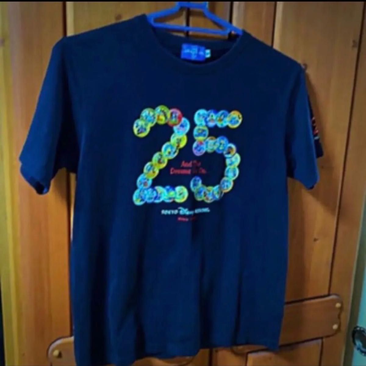 東京ディズニーランド25周年記念  tシャツ ミッキーマウス TDL TDR