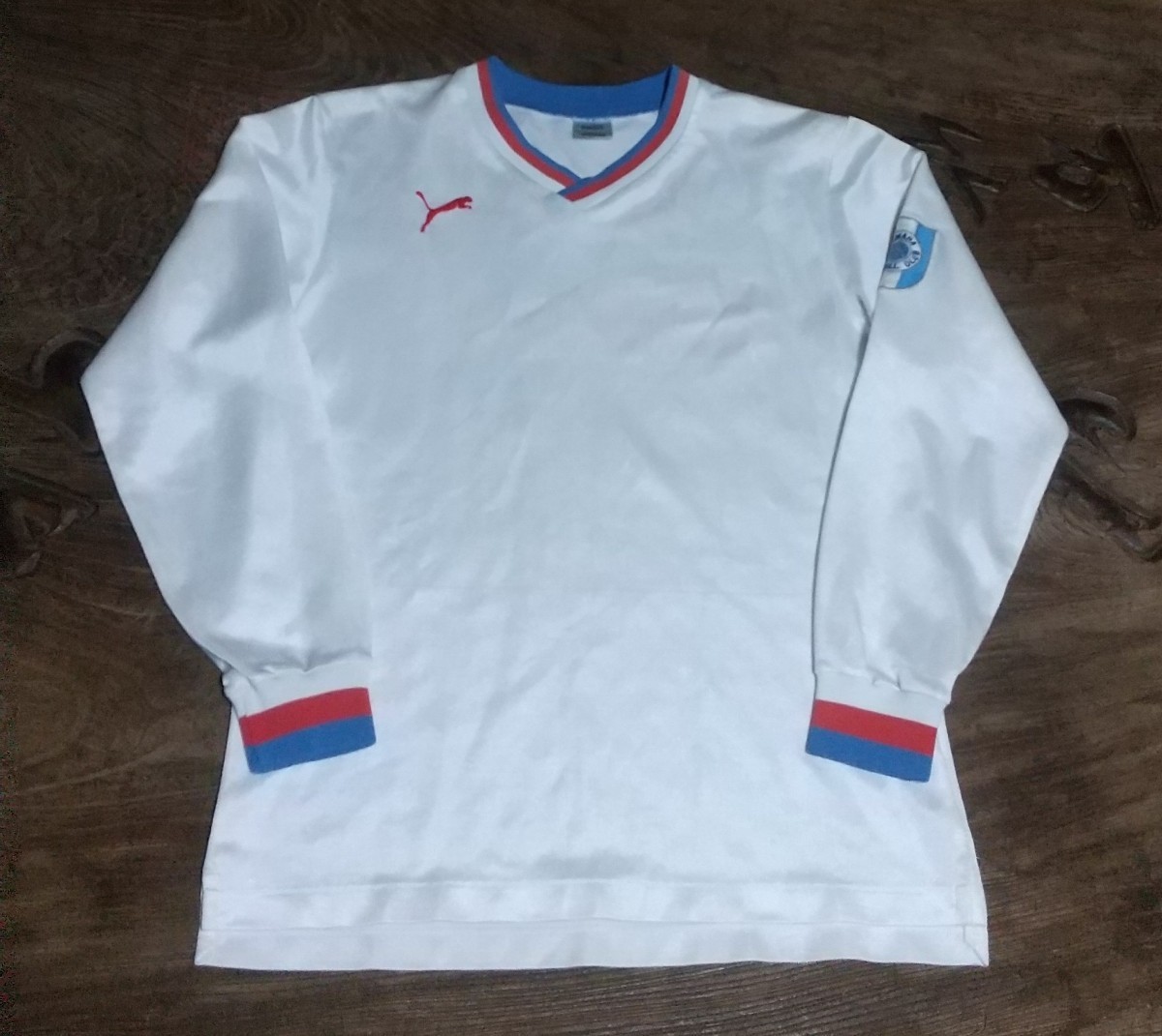送料無料 1990年代 ヤマハ発動機サッカー部 選手支給品 長袖 送料無料 1990年代 ヤマハ発動機サッカー部 選手支給品 長袖
