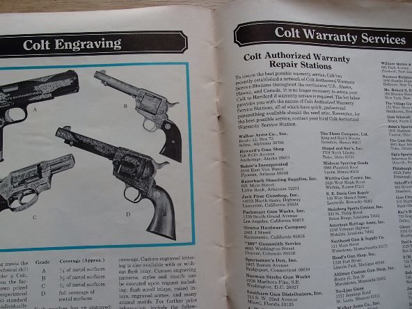 !!貴重稀少●「COLT 1975An American Heritage コルト 1975カタログ」(英文)●ピストル～ライフル各種●コルトファイヤーアームズ:刊●_画像9