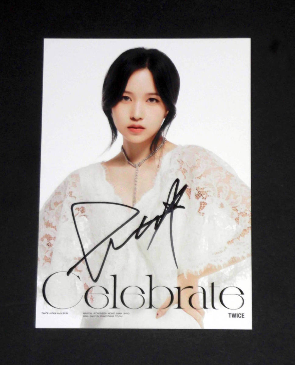 宅配便送料無料 twice ミナ サイン Celebrate 直筆サイン - 通販 - www