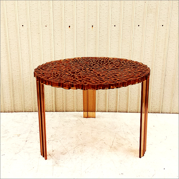 Kartell T-TABLE( amber )] inspection : tea table modern designer's