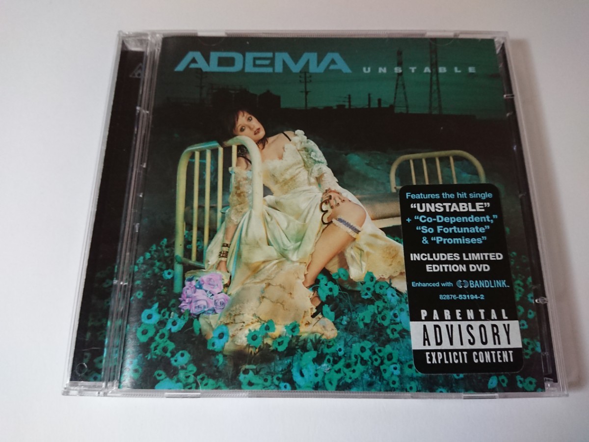 ADEMA「UNSTABLE」CD+DVD ヘヴィロック ラウドロック_画像1