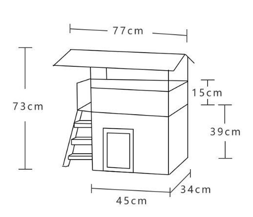  bargain sale * construction easy! nature material . safety! pet house dog house house natural tree loft attaching door attaching many head .. for interior cat cat for . garden for 