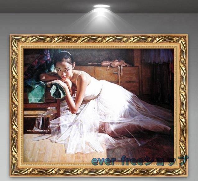  finest quality goods * oil painting portrait painting . under wall . ballet ... girl reception interval .. entranceway decoration equipment ornament .