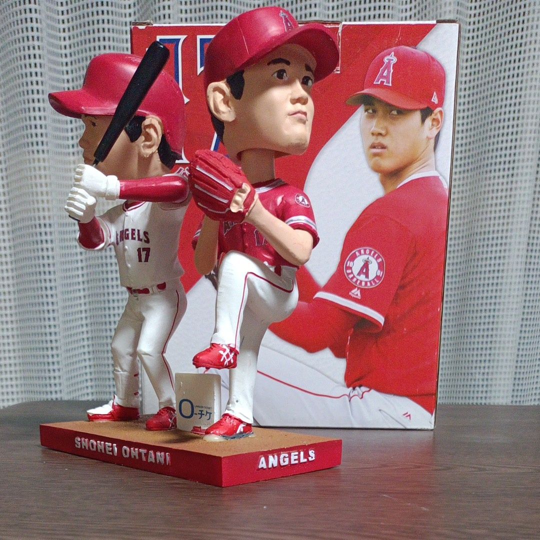 大谷翔平 ダブルボブルヘッド ボブルヘッド人形 フィギュア