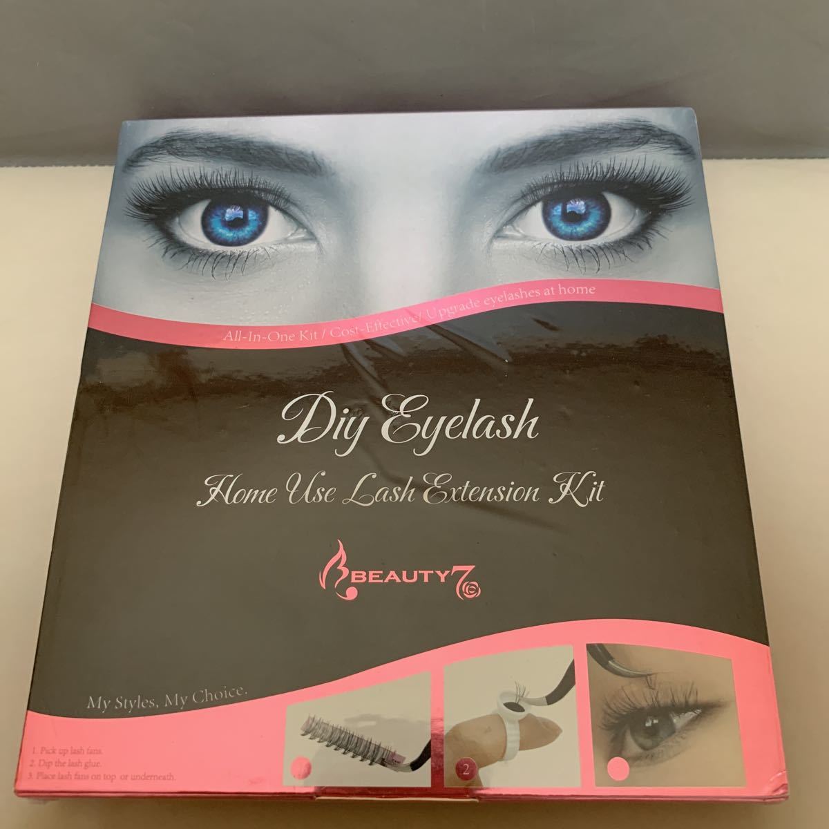 A0315 Beauty7matsuek eyelashes extensions set self for all part go in kit 