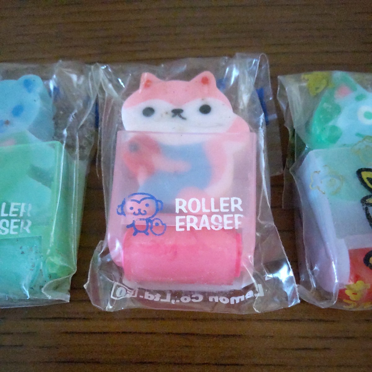  stationery shop stock goods unopened * lemon [......] roller eraser 3 piece (b)*