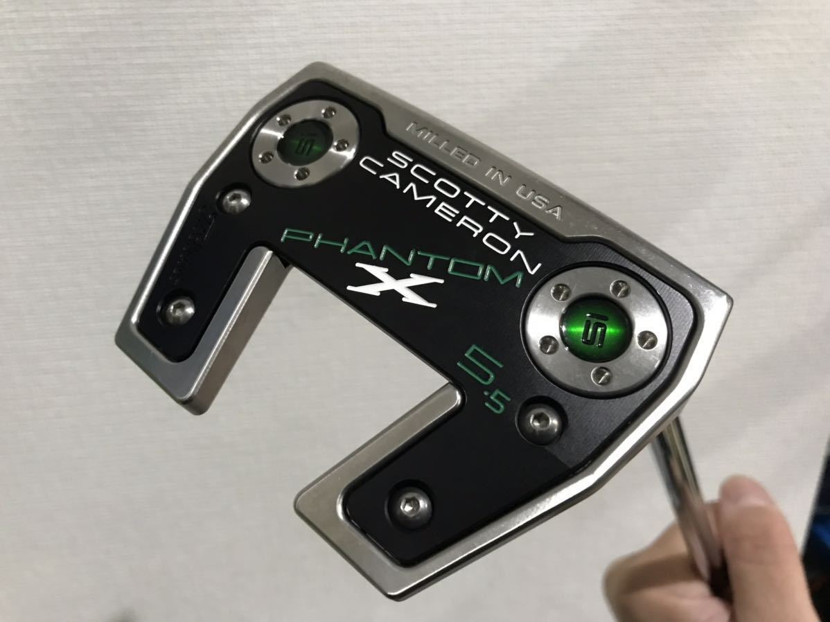 であること】 男子ツアープロ使用品 SCOTTY CAMERON Phantom X 5.5