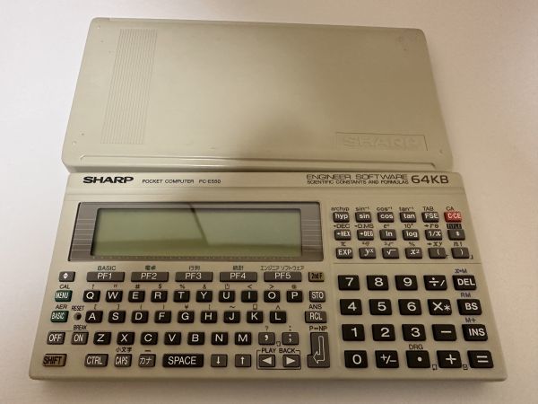 SHARP sharp карманный компьютер - карманный компьютер PC-E550 работоспособность не проверялась y03209