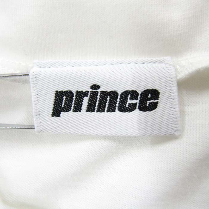 プリンス 半袖Tシャツ ロゴT ラウンドネック トップス スポーツウェア テニス レディース Mサイズ ホワイト prince_画像2