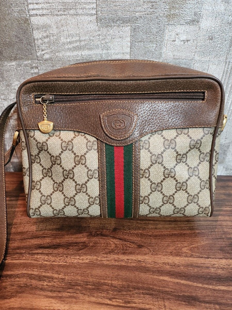 GUCCI オールドグッチショルダーバッグ ヴィンテージ-