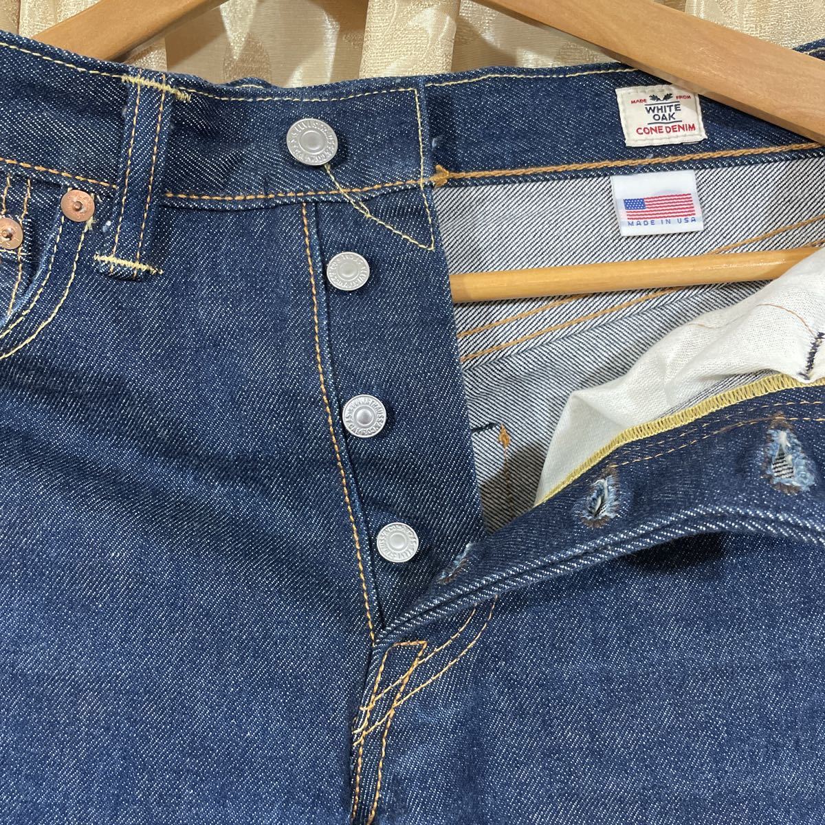 リーバイス USA製 501 ホワイトオーク デニムパンツ W28 L 32 紺 リーバイス USA製 501 ホワイトオーク デニムパンツ W28 L 32 紺