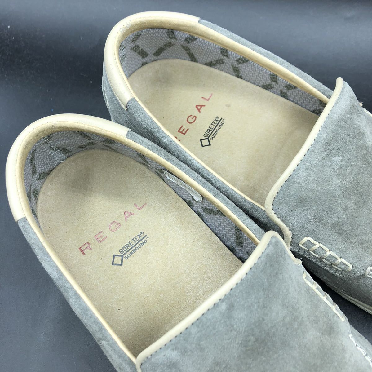 M214 REGAL リーガル レザー スエード スリッポン GORE-TEX ゴアテック