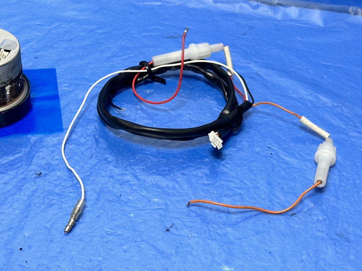  Defi |Defi Racer gauge voltmeter blue φ52 blue meter + sensor + regular position bezel attaching 