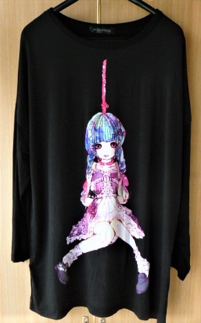 ankorock アンコロック 首吊り少女T メガビック 病み 可愛い travas tokyo トラバストーキョー REFLEM レフレム civarize シヴァーライズ