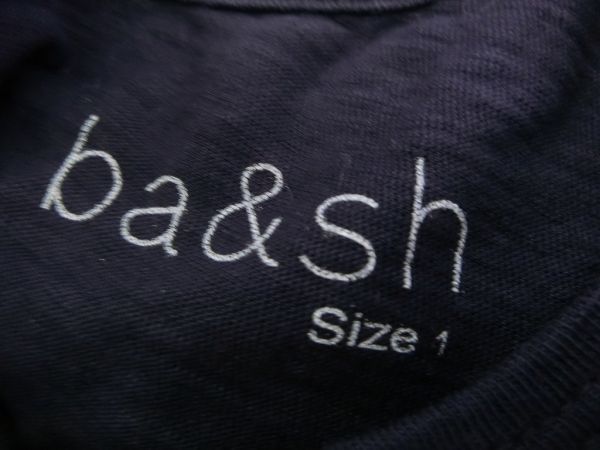 ba&sh LEWIS T-shirt 1 navy #L17A-BAS-CS05Pbashu