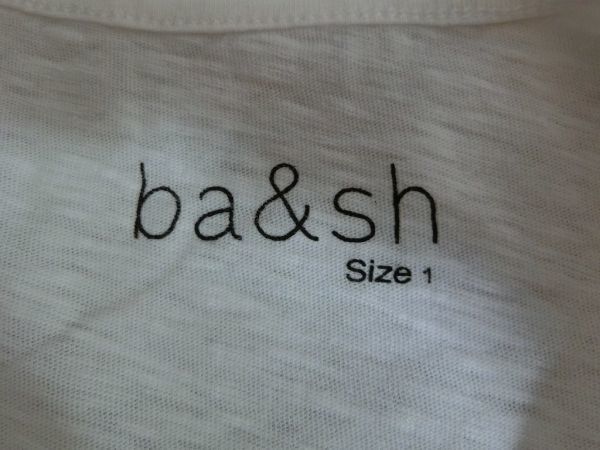 ba&sh LEXY Tシャツ 1 ホワイトxレッド #L17A-BAS-CS06P バッシュ_画像3