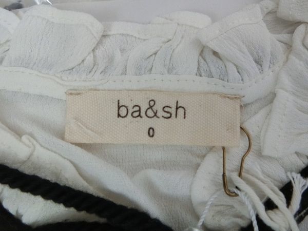ba&sh BEMMA pull over cut and sewn long sleeve 0 white #L17S-BAS-BU09Pbashu