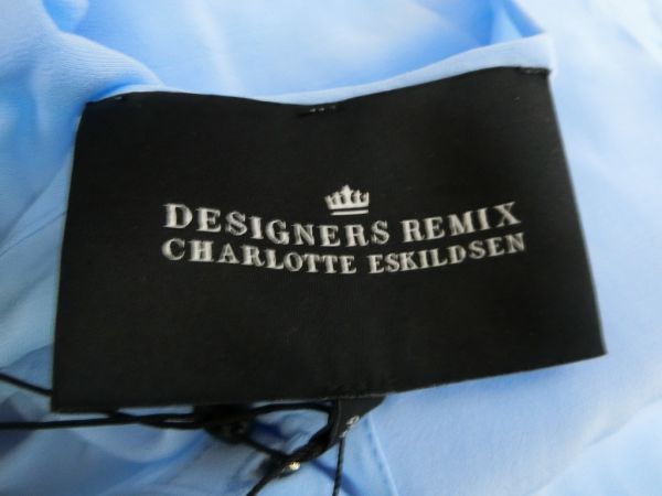 DESIGNERS REMIX Nini A-Line Dress Aライン ドレス 34 水色 スカイブルー #14852 デザイナーズリミックス_画像4