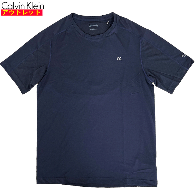 カルバンクライン 新品・アウトレット 半袖 Tシャツ Mサイズ 4MS8K145 484 DARK BLUE ネイビー メンズ クリックポストで送料無料_画像1