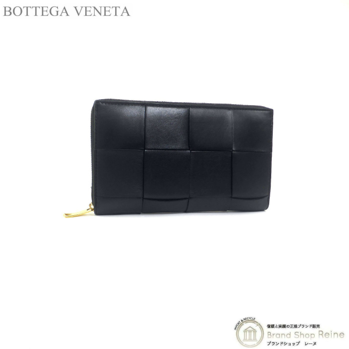 内祝い】 VENETA） （BOTTEGA ヴェネタ ボッテガ カセット ブラック