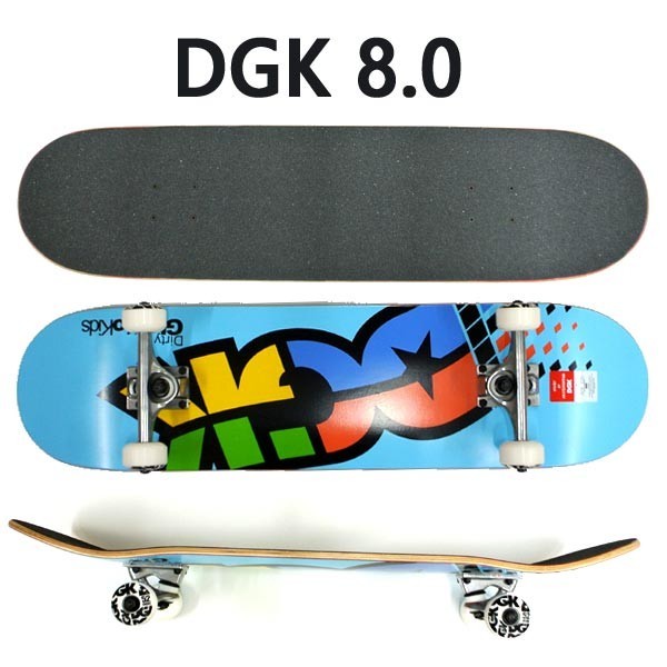 値下げしました！DGK/ディージーケー コンプリートスケートボード/スケボー PROGRAM 8.0 COMPLETE SK8 [返品、交換及びキャンセル不可]