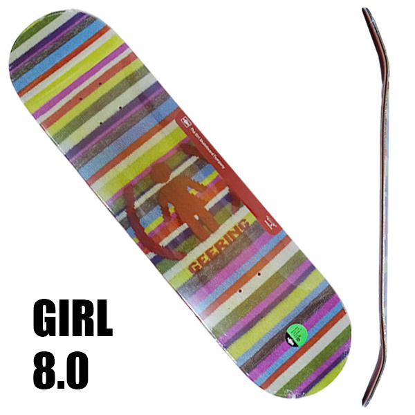 値下げしました！GIRL/ガール スケートボード デッキ GEERING RED OG TUESDAY 8.0 DECK BREANA GEERING GB4338[返品、交換不可]
