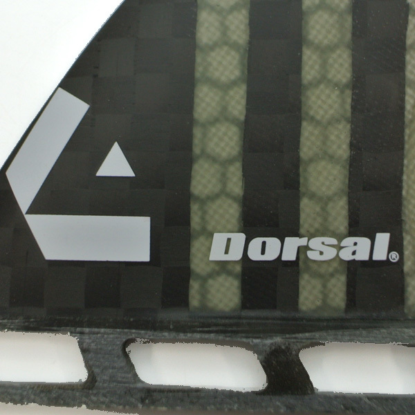 DORSAL/ドーサル CARBON HEXCORE HONEYCOMB BLACK THRUSTER FIN FUTURESトライフィン3本セット[返品、交換不可]_画像5